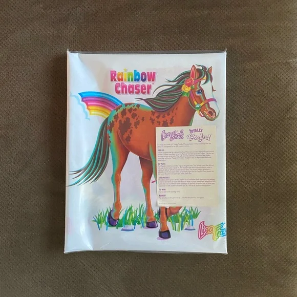 VTG Lisa Frank Totally Tangled party game complete box set - SPINNER WARPED